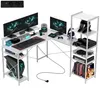 HOMCOM Schreibtisch, L-förmiger Computertisch 137 x 140 x Produktbild-Vorschau 1