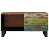 BEI CLORIS Couchtisch 80x50x40 cm Altholz Massiv & Produktbild-Vorschau 4