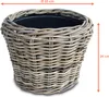 Rattan Pflanztopf mit Kunststoff Einsatz - 33 x 24 cm - Produktbild-Vorschau 2