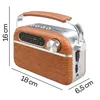 Retro Radio Lautsprecher Vintage Radio 1200 mAh Tragbares Produktbild-Vorschau 9