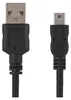 USB Kabel 2.0 A Stecker - Mini B Stecker 2m, schwarz Produktbild-Vorschau