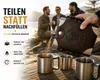 Flachmann Edelstahl Trinkflasche 1,9 Liter Umhängetasche Produktbild-Vorschau 2