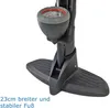 Luftpumpe Metall Fahrradpumpe 11 bar Standpumpe Manometer Produktbild-Vorschau 3