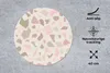 MuchoWow® Mauspad Mousepad Marmor - Pastell - Muster 40x40 Produktbild-Vorschau 2
