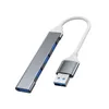 A USB hub with multiple ports and a USB connector. Produktbild-Vorschau
