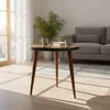 Runder Walnuss-Epoxid-Tisch, grünes Harz,Couchtisch aus Produktbild-Vorschau 5