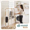 VOUNOT® Wäscheständer Turm 3 Ebenen Turmwäscheständer Produktbild-Vorschau 4