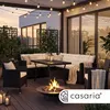 CASARIA® Polyrattan Ecklounge Set WPC Esstisch Ecksofa 2 Produktbild-Vorschau 2