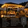 SALCAR 240 LED Solar Eisregen Lichterkette 7,8m mit Produktbild-Vorschau 3