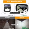 A collage comparing two solar lights, highlighting their features and performance. Produktbild-Vorschau
