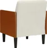 vidaXL Sessel mit Armlehnen Creme 55 cm Samt Produktbild-Vorschau 5