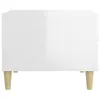 vidaXL Couchtisch Hochglanz Weiß 50x50x40 cm Holzwerkstoff Produktbild-Vorschau 8