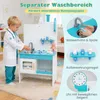 COSTWAY Lékařská sada pro děti, role hra na doktora s 27 Náhled obrázku produktu 4