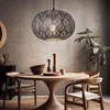 LED Pendellampe, Orientalisch, Metallschirm, silber, D 30 Produktbild-Vorschau 3