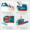 Kinder Automatisches Legen Domino Zug Elektroauto Dominoes Produktbild-Vorschau 6