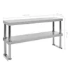 vidaXL 2-stufiger Arbeitstisch-Aufsatz 120 x 30 x 65 cm Produktbild-Vorschau 6