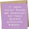 Mr. & Mrs. Panda Deluxe Karte Spruch 57. Geburtstag Freude Produktbild-Vorschau 1