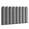 A row of upholstered wall panels with a rounded top. Anteprima dell’immagine prodotto