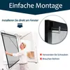 UISEBRT Insektenschutzgitter für Fenster 120x140cm Produktbild-Vorschau 4