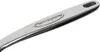 A close-up shot of a stainless steel pan handle with the brand name embossed on it. Anteprima dell’immagine prodotto