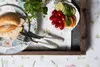 Clayre & Eef Assiette à déjeuner Ø 19 cm Blanc Bleu Voir les images du produit 6