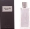 A product shot of Abercrombie & Fitch First Instinct Eau de Toilette for Men, with the product box on the left and the bottle on the right. Náhľad obrázku produktu
