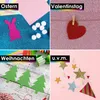 OfficeTree 50x Glitzerpapier A4 – 20 Farben 250g/m² - Produktbild-Vorschau 7