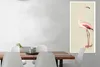 MuchoWow® Poster Antiker Vogel-Druck Flamingo 60x120 cm - Produktbild-Vorschau 2