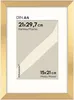 FRAMAI® Bilderrahmen 21x29,7 cm in Gold – mit Passepartout Produktbild-Vorschau 2