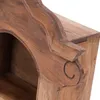 Close-up view of a wooden shelf with decorative carving. Náhled obrázku produktu