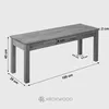 Krok Wood Sitzbank Tomas aus Massivholz in Buche 100x35x45 Produktbild-Vorschau 5