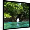 MuchoWow® MuchoWow® Gerahmtes Poster Ein Loch in der Wand Produktbild-Vorschau 1