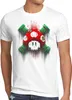 style3 Mario Totenkopf Herren T-Shirt videospiel konsole Produktbild-Vorschau 1