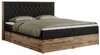 MKS MEBLE Boxspringbett 200x200 mit Bettkasten Eiche, Produktbild-Vorschau 4