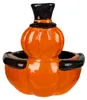 Vintage Halloween Kürbis Süßigkeiten Schale aus Keramik Produktbild-Vorschau 5