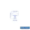 Türdichtung mit Antidehnungsfaden - 4mm Nutbreite - 7mm Produktbild-Vorschau 3