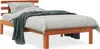 Massivholzbett ohne Matratze Wachsbraun 75x190 cm Produktbild-Vorschau 2