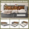 Stauraumbett mit Lattenrost, Regal, USB und Type-C Produktbild-Vorschau 4
