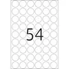 Vielzwecketiketten weiß Ø 16 mm rund Papier matt 1728 St. Produktbild-Vorschau 4