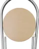 Hocker mit Rückenlehne & Fußstütze, Stahlgestell, 73.5 cm Produktbild-Vorschau 12