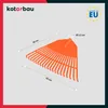 KOTARBAU® Laubrechen Kunststoff 45 cm ohne Stiel Laubbesen Produktbild-Vorschau 3