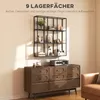 SUGIFT Metallregal mit 9 Fächern, Wandregal Industrial, Produktbild-Vorschau 8