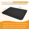 LINUMA® Katzenklo XXL Matte 90x76cm Schwarz, Katzenstreu Produktbild-Vorschau 6