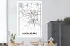 MuchoWow® Poster Ingolstadt - Karte - Stadtplan 120x180 cm Produktbild-Vorschau 2