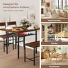 Puluomis Table de salle à manger pliante avec 2 chaises et Voir les images du produit 8