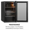 Klarstein Mini chladnička so sklenenými dvierkami, malá Náhľad obrázku produktu 5
