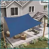 Sonnenschutzplane Segel Markise marineblau wasserdicht 4x4m Produktbild-Vorschau 15