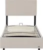 Polsterbett 'Juva' Cord mit Lattenrost 90x200 cm Beige Produktbild-Vorschau 1