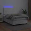 The Living Store Boxspringbett mit Matratze & LED Weiß Produktbild-Vorschau 8