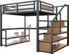 Łóżko na poddaszu Merax Entagenbett 140x200cm, łóżko na Podgląd zdjęcia produktu 5